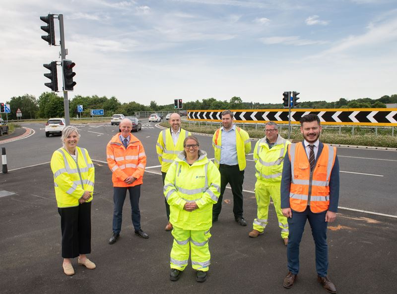 Business leaders praise improvements to major road junction